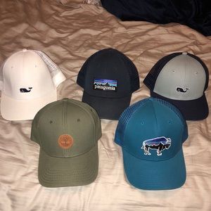Vineyard Vines, Patagonia, and a Timberland Hats